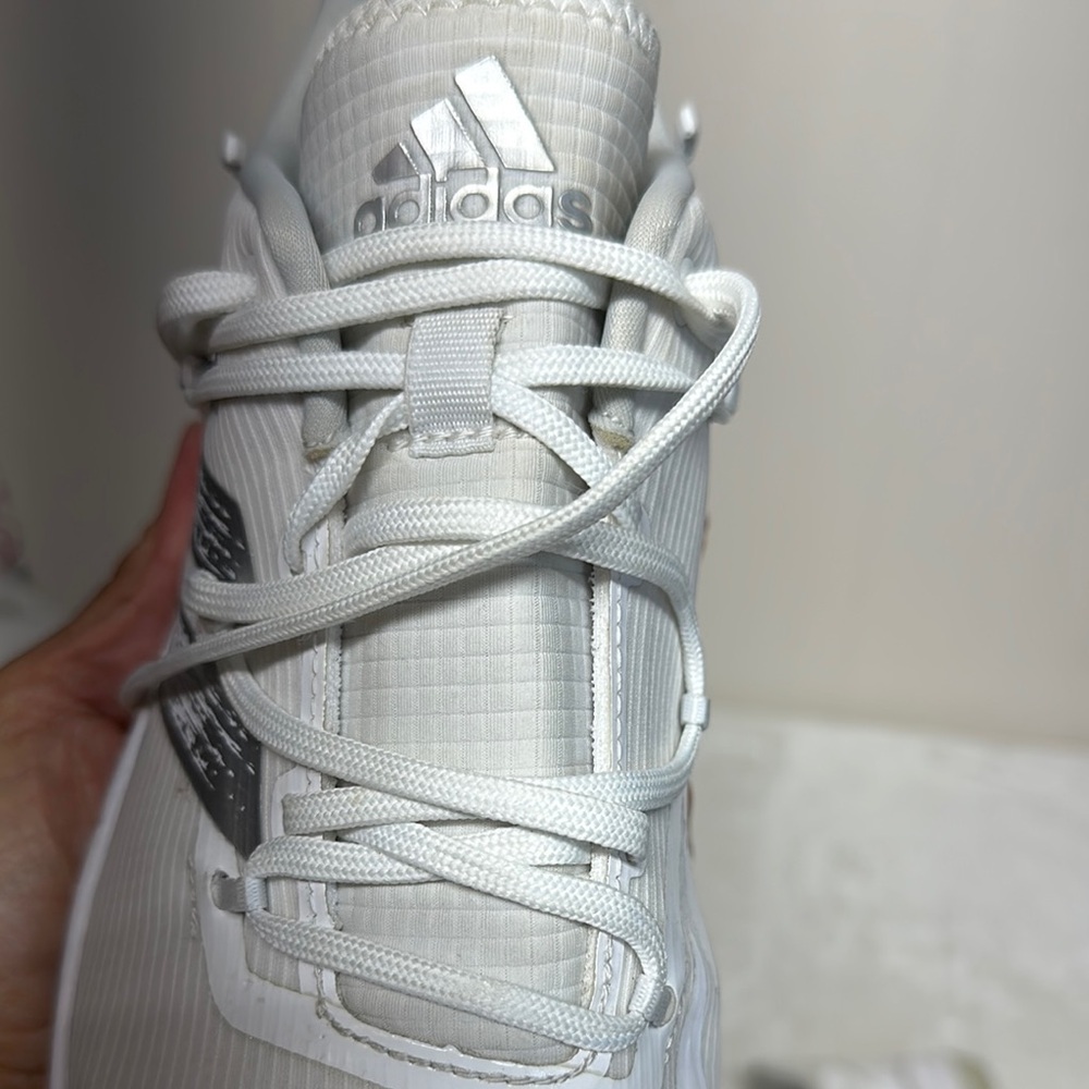 adidas Men's Athletic Shoes in Gray and White women’s9.0 Men 7.5 - Picture 7 of 15